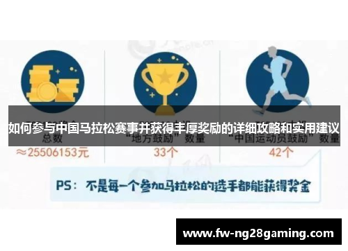 如何参与中国马拉松赛事并获得丰厚奖励的详细攻略和实用建议